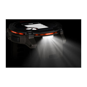 Instinct® 3 – 50 mm, Solar, Sort med Charcoal rem