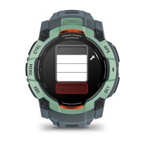 Instinct® 3 – 50 mm, AMOLED, Neotropic med Twilight rem
