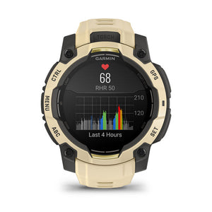 Instinct® 3 – 45 mm, AMOLED, Citrine med Citrine rem