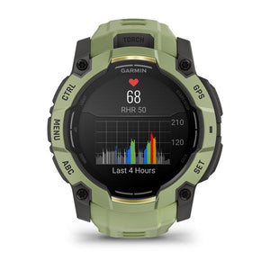 Instinct® 3 – 50 mm, AMOLED, Fern Green med Fern Green rem