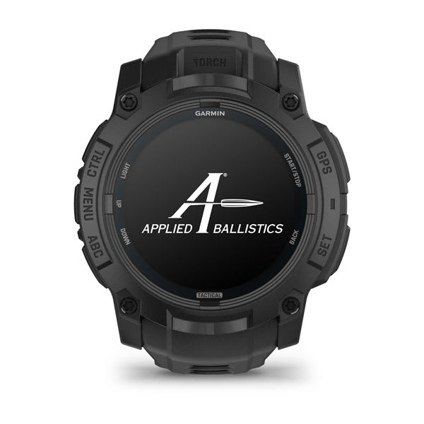 Instinct® 3 – 50 mm, AMOLED, Tactical Edition, Sort med sort rem