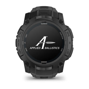 Instinct® 3 – 50 mm, AMOLED, Tactical Edition, Sort med sort rem