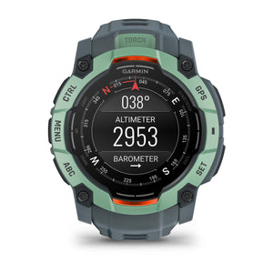 Instinct® 3 – 50 mm, AMOLED, Neotropic med Twilight rem