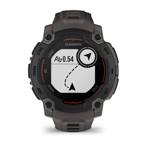 Instinct® E – 45 mm, Sort med Charcoal rem