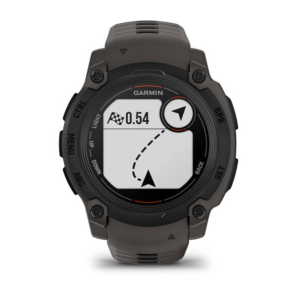 Instinct® E – 40 mm, Sort med Charcoal rem