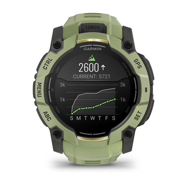 Instinct® 3 – 50 mm, AMOLED, Fern Green med Fern Green rem