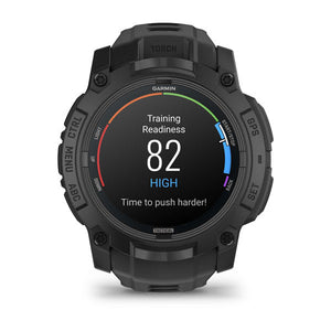 Instinct® 3 – 50 mm, AMOLED, Tactical Edition, Sort med sort rem