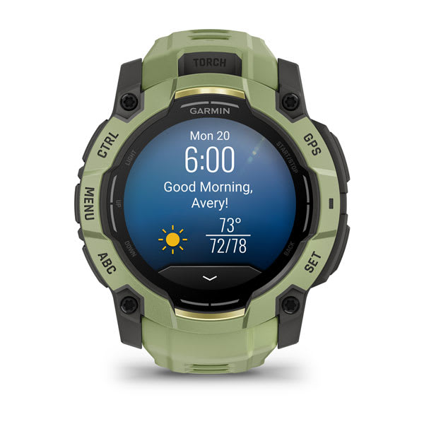 Instinct® 3 – 50 mm, AMOLED, Fern Green med Fern Green rem