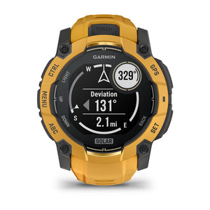 Instinct® 3 – 50 mm, Solar, Sunburst med Sunburst/Grey rem