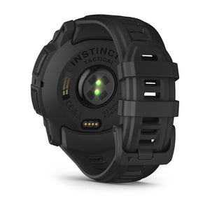 Instinct® 3 – 50 mm, Solar, Tactical Edition, Sort med sort rem