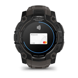 Instinct® 3 – 50 mm, AMOLED, Sort med Charcoal rem