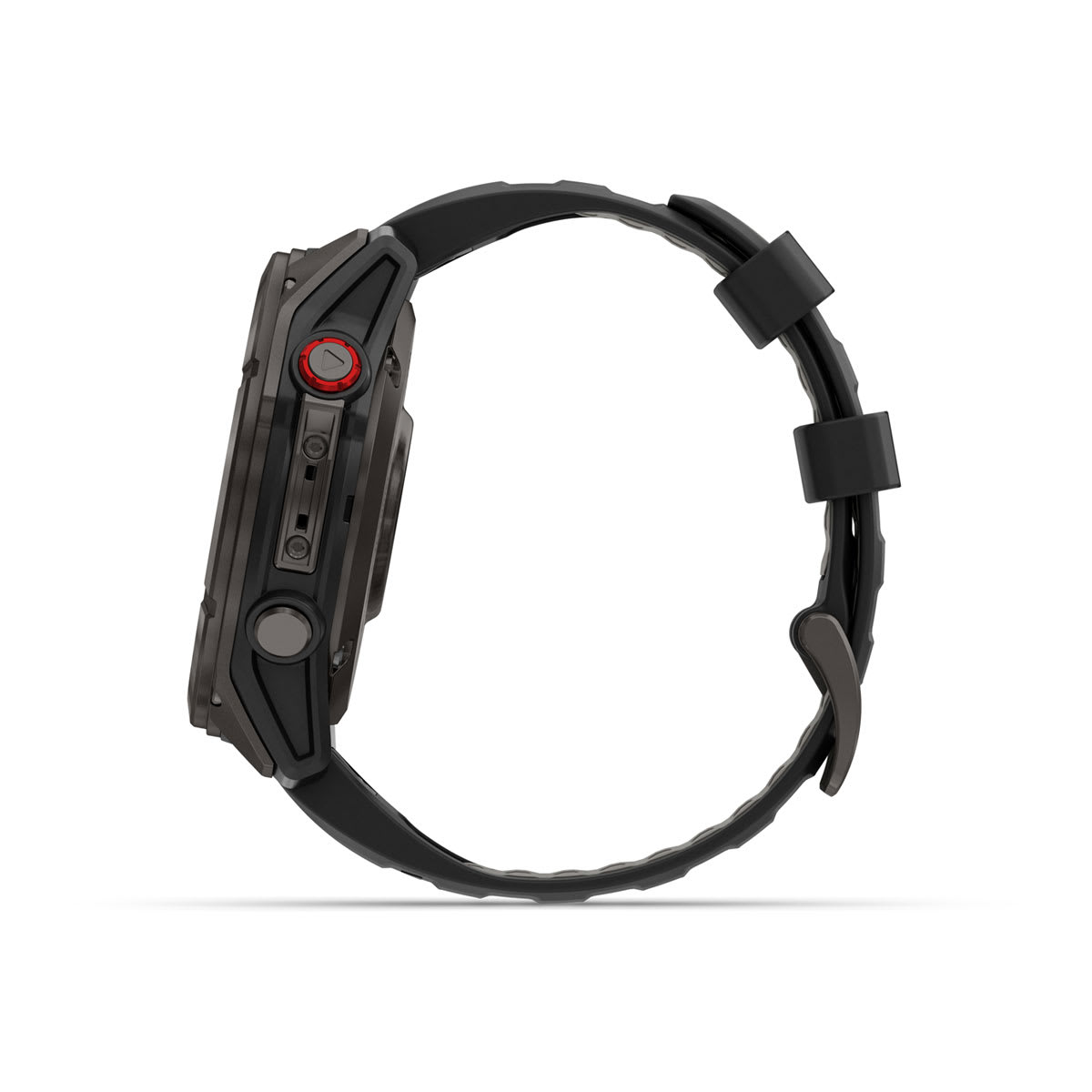 fēnix® 8 Pro – 51 mm, AMOLED, Sapphire, Carbon Grey DLC-titanium med sort/Pebble Grey silikonerem