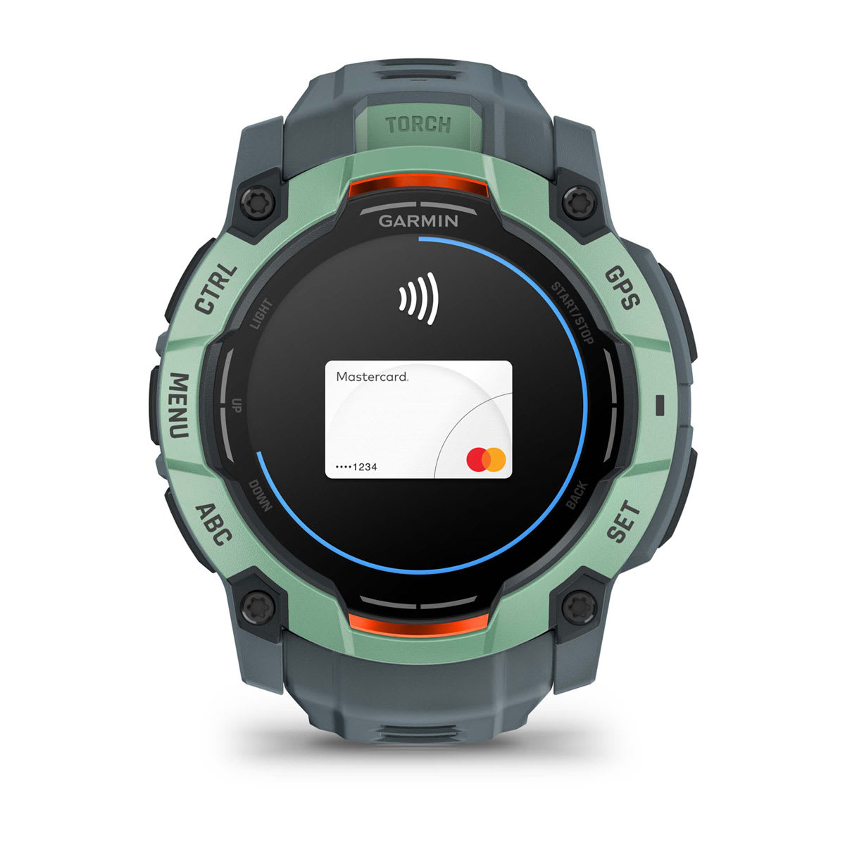 Instinct® 3 – 50 mm, AMOLED, Neotropic med Twilight rem