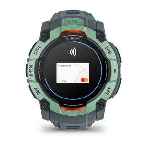 Instinct® 3 – 50 mm, AMOLED, Neotropic med Twilight rem