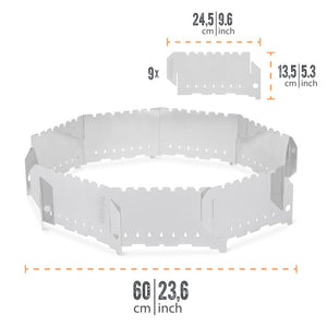 Petromax Plug-in Windbreak for Fireplace - Petromax