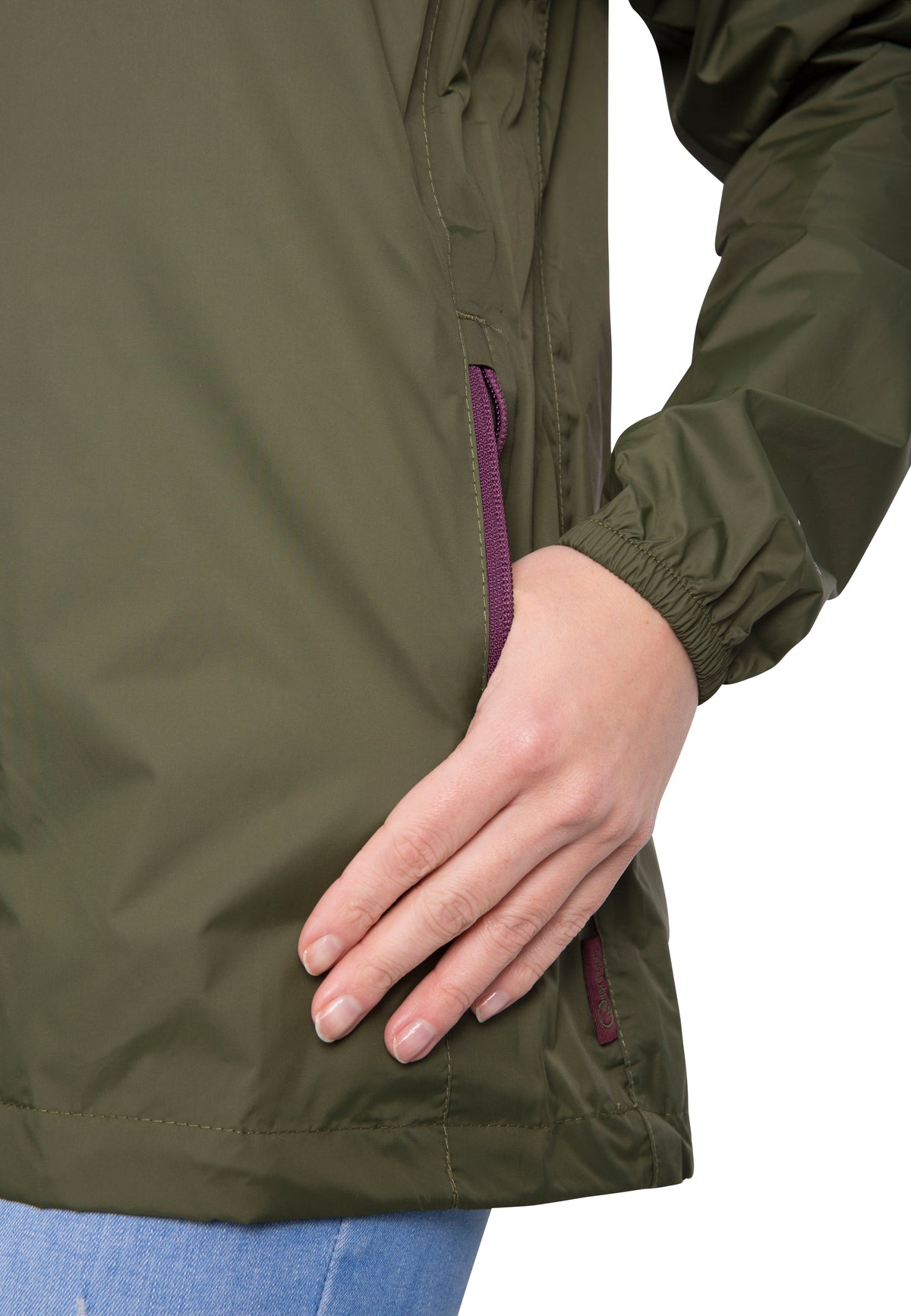 Str. XXS - Qikpac Female Jkt - Moss - Trespass - Ombytningsvare