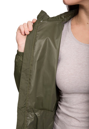 Str. XXS - Qikpac Female Jkt - Moss - Trespass - Ombytningsvare