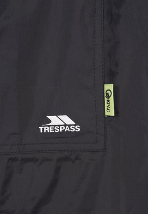 Qikpac Poncho - Black - Trespass