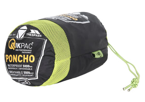 Qikpac Poncho - Black - Trespass