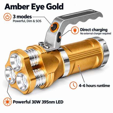 Amber Eye Gold - 30W - Kit
