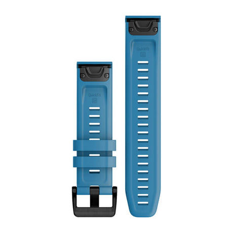 QuickFit® 22 urremme, Cirrus Blue, sort hardware i rustfrit stål