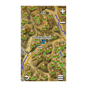 microSD/SD-kort: TOPO Canada - ALLE