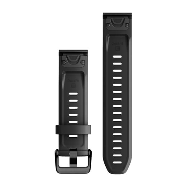 QuickFit® 20 urremme, Sort silikone