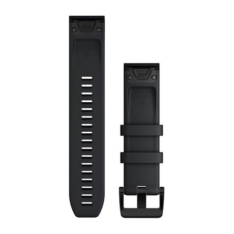 QuickFit® 22 urremme, Sort, sort hardware i rustfrit stål