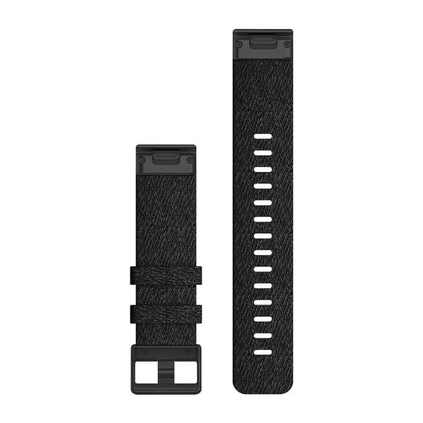 QuickFit® 22 urremme, Sortmeleret nylon