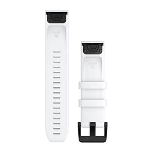 QuickFit® 22 urremme, Hvid, sort hardware i rustfrit stål