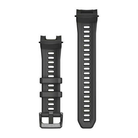 22 mm remme (Instinct® 3 - 45 mm/Instinct Crossover AMOLED), Charcoal silikone med metalspænde