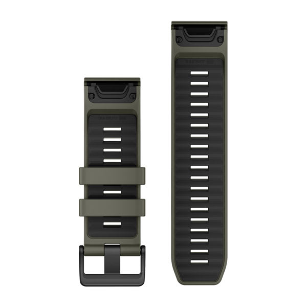 QuickFit® 26 remme, Olive/Sort silikone