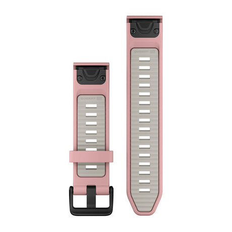 QuickFit® 20 remme, Dust Rose/Fog Grey silikone