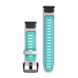 QuickFit® 20 urremme, Whitestone/Aqua silikone