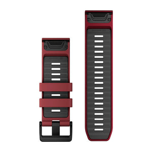 QuickFit® 26 remme, Marsala/Graphite silikone