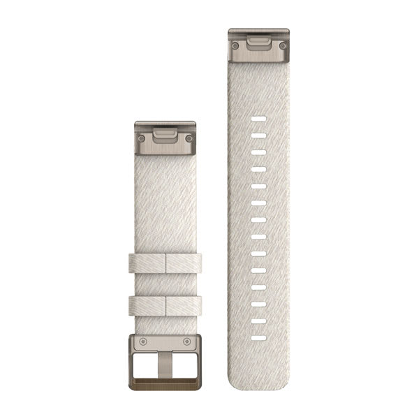 QuickFit® 20 urremme, Crememeleret nylon, Soft Gold hardware