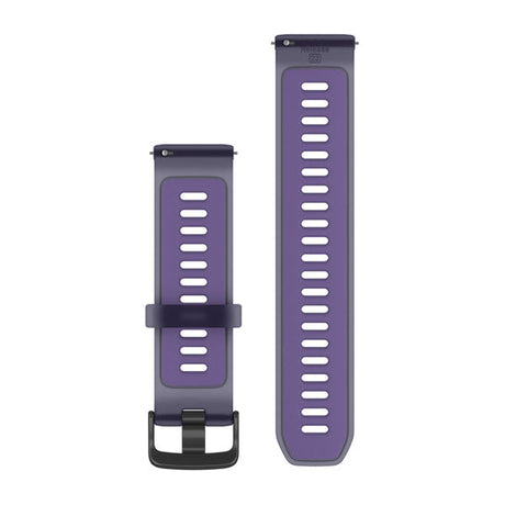 Quick Release remme (22 mm), Gennemskinnelig Imperial Purple/Indigo med Slate hardware