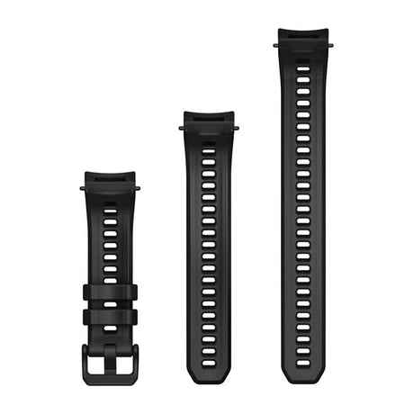 20 mm remme (Instinct® E – 40 mm), Sort silikone