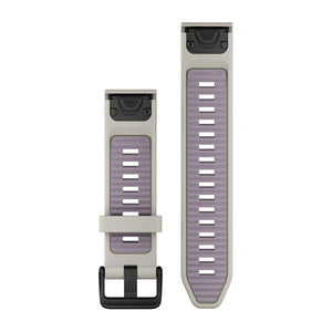 QuickFit® 20 remme, Fog Grey/Lavender silikone