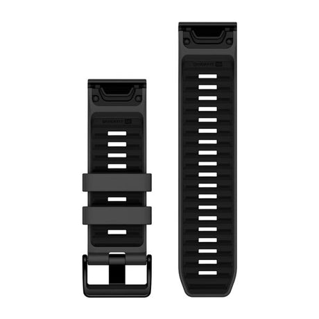 QuickFit® 26 remme, Graphite/sort silikone