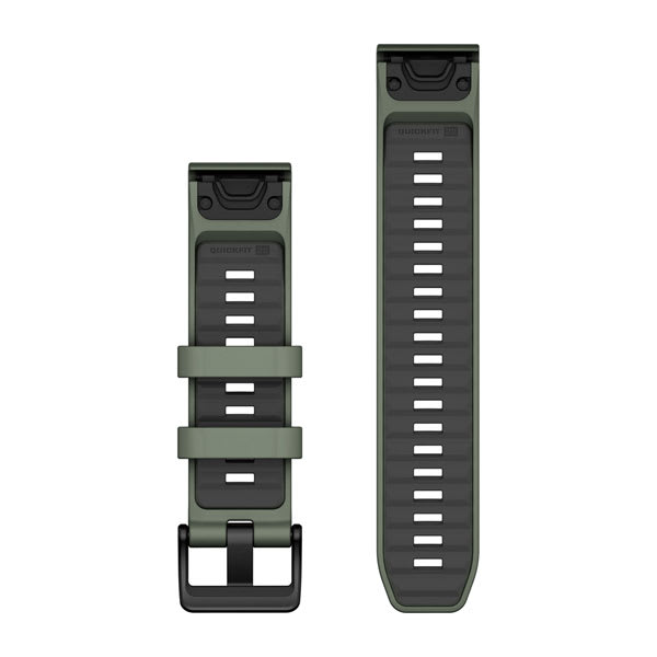 QuickFit® 22 remme, Willow/Graphite silikone