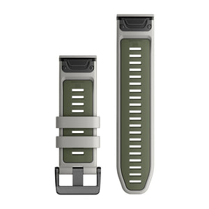 QuickFit® 26 urremme, Fog Gray/Moss silikone