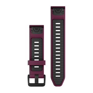QuickFit® 20 remme, Merlot/Graphite silikone