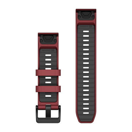 QuickFit® 22 remme, Marsala/Graphite silikone