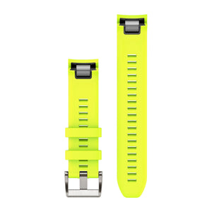 QuickFit® 22 urremme, Amp Yellow silikonerem