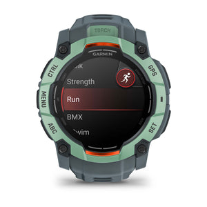 Instinct® 3 – 50 mm, AMOLED, Neotropic med Twilight rem