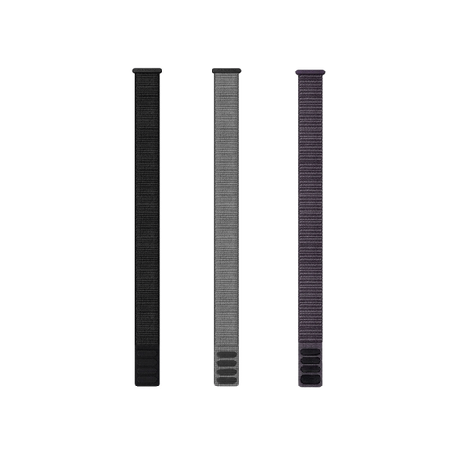 UltraFit nylonremme (20 mm), Sort 2