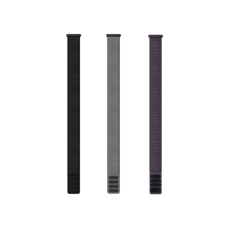 UltraFit nylonremme (22 mm), Sort 2