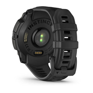 Instinct® 3 – 45 mm, AMOLED, Sort med sort rem