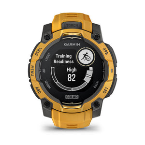 Instinct® 3 – 45 mm, Solar, Sunburst med Sunburst/Grey rem